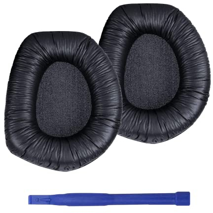 Adhiper RS175 Ohrpolster kompatibel mit Sennheiser HDR165 HDR175 HDR185 HDR195 RS165 RS175 RS185 RS195 Kopfhörer,Ohrpolster mit Weichen Faltiges Leder & Memory Schaum(Zerknittertes Leder)