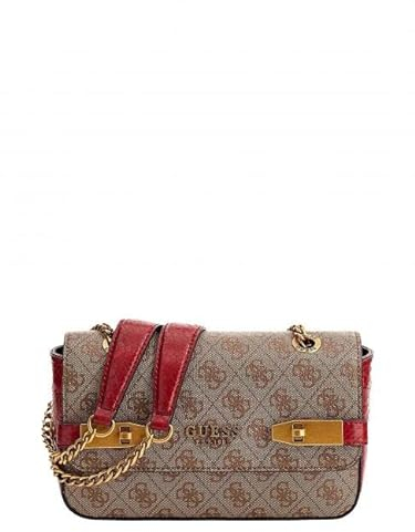 Guess Damen Tasche D Cool Logo/Schwarz HWSS8396210CGK Rucksack Logo Cabrio Schultertasche mit Klappe COAL LOGO/BLACK ND sce, Milch Logo / Red, Einheitsgröße