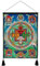 WABMJGW Thang-ga Wandbehang, tibetischer Wandbehang, Wandtuch, buddhistischer Buddha-Wandteppich, waschbar, zum Aufhängen, Malerei, Wandkunst, Dekoration für Wohnzimmer, C-45 x 60 cm