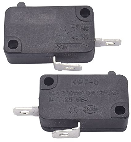 TEAMWILL 2PC Micro Switch for Air Fryer XL Power XL Vortex Air Fryer KW7-0 16A 125V