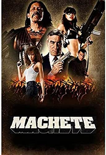 Poster Machete Vintage Filmplakat, Wandkunst, Bilder, Leinwand, Malerei, Dekor, Kunstposter Und Drucke, Heimdekoration 50X70Cm Kein Rahmen