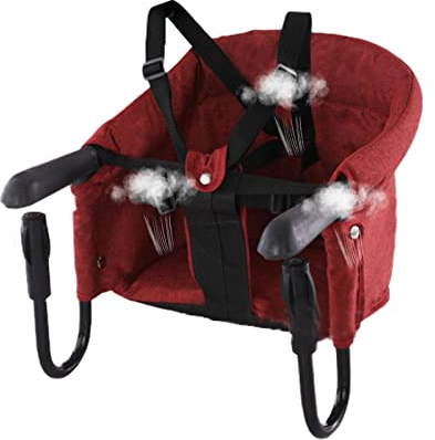 Clip- -Hochstuhl - Hochstühle Babysitz Sit Up - Tisch-Hochstuhl zum Anklipsen, faltbar, zum Anhängen für Babys zu Hause oder auf Reisen Teksome