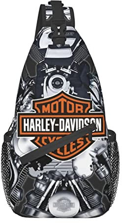 Borsa a tracolla Harley Davidson, borsa a tracolla leggera da uomo e donna, per escursionismo, ciclismo, viaggi, Foto