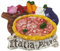 KUSTOM ART Italienischer 3D-Kühlschrankmagnet aus Harz, Pizza, Souvenir, Geschenk für Zuhause, Küche, Sammlerstück, 8 x 7 cm