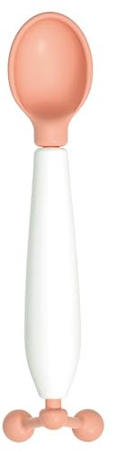 Cuillères pour enfantss, cuillère rotative à 360 degrés, ensemble de cuillères d'alimentation pour bébé de qualité alimentaire, cuillères pour tout-petits avec poignée antidérapante, ustensiles pour