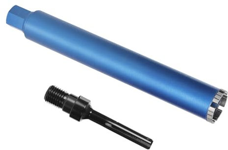 Diamantbohrkrone Kernbohrer für Kernbohrgerät mit Turbo, inkl. SDS-max, 1 1/4, Ø 62mm, Gesamtlänge 460 mm, Nass Trocken Dosenbohrer Diamant Bohrkrone Nassbohrkrone Trockenbohrkrone für Beton