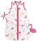 schlummersack Kinder Schlafsack Baby Sommer 130 cm dünn Bambus-Musselin Flamingo | Sommerschlafsack Baby 0.5 Tog 0 5 Tog Baby Schlafsack Sommer | Schlafsack Baby Sommer ungefüttert