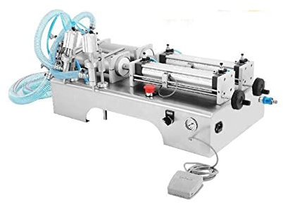 100-1000ML Pneumatic Liquid Filling Machine With Double Nozzles Commercial Automatic Bottle Filler For Oil Cosmetic Drinks