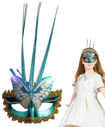 Meindin Maskerade-Maske für Damen, Schmetterlings-Maskerade, Halloween- -Maske, Madi-Grad- , Cosplay, Requisiten, Maske, Abend, Abschlussball, Ballmaske für Hochzeit
