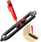 ARTYMASTER Multi-Function Scribing Tool, DIY Woodworking Scriber Line Maker, Portable Aluminum Alloy Woodworking Compass Scriber Tool, Inch Circle Marking Gauge,Deep Hole Carpenter Pencils 6 Refills.