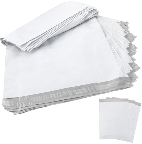 ZOFUN 100 Stück Versandtaschen Plastik, 40×55 cm Versandbeutel Blickdicht Selbstklebend Versandtaschen Warensendung Versandtüten für Kleidung Logistikverpackungen Transport Verpackungskarton