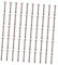 CAXUSD Building Kit 50pcs Round Head Metal Cpu Fan Screws Case Fan Tapping Screws