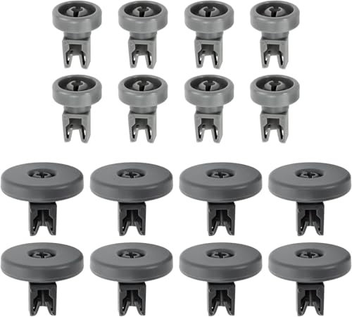 YGHSZ 20 PACK Dishwasher Wheel for Upper and Lower Basket, Universal Replacement Parts Accessories for Zanussi A-EG El-ectrolux Dishwasher Cutlery Basket Rollers