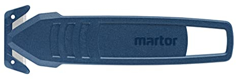 MARTOR 10 x Safety Knife, Concealed Blade, SECUMAX 145 Metal detectable, Professional Cutters, Lightweight, Plastic, Right & Left Hander