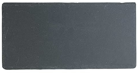 Schieferplatte Vorspeiseteller Untersetzer Platzset | Schiefer | Anthrazit | 34x17 cm
