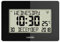 Youshiko Radio Controlled Silent Large LCD Wall Clock (Offical UK Version) Auto Set Up with Day Date Month Helpful for DEMENTIA & ALZHEIMER SUFFERERS (Black)
