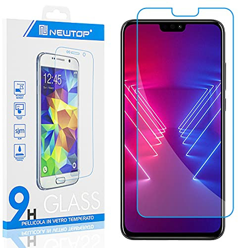 N NEWTOP Pellicola GLASS FILM Compatibile con Huawei Honor View 10 Lite, Fina 0.3mm Durezza 9H Vetro Temperato Proteggi Schermo Display Protettiva Anti Urto Graffio Protezione (1 Pezzo)