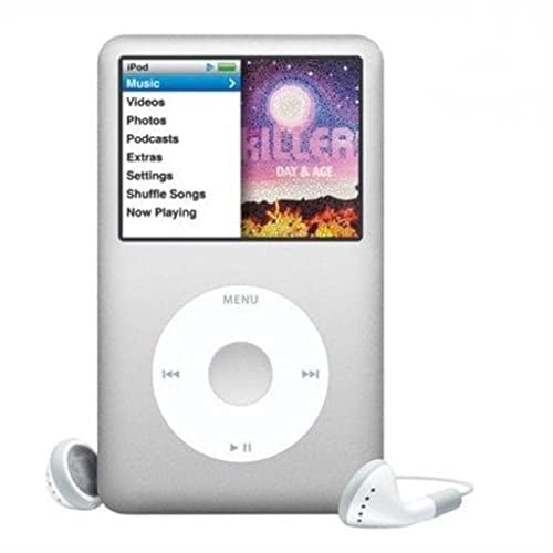 MP4-3 1TB Silver Compatible to Classic 7th Generation Upgraded Packaged in Plain White Box