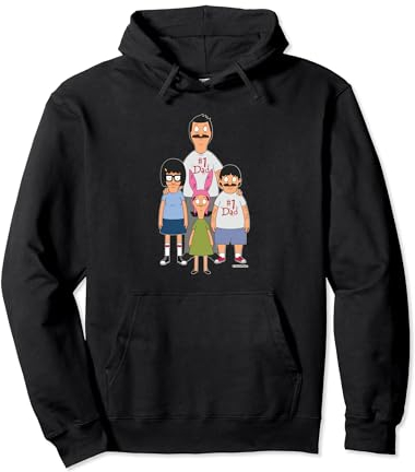 Bob’s Burgers Bob Tina Louise and Gene #1 Dad Pullover Hoodie