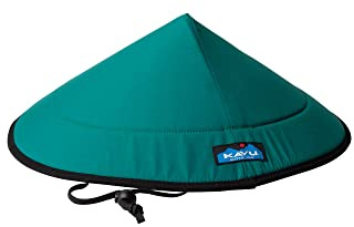 KAVU Chillba Sonnenhut, wasserabweisend, Angelkappe, dunkles Blaugrün, Dunkles Türkis, Einheitsgröße