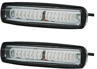 Lampada Faretto Fanale Led Per Carrello Elevatore Muletto Luce 12V-80V 30W Avvertimento Visiva Segnalazione (Rosso) Spia Auto Sicurezza Lavoro Barra Luminosa