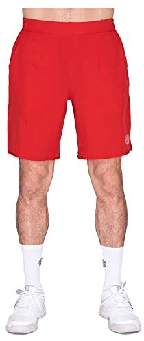 BIDI BADU Herren Crew 9Inch Shorts - red, Größe:XL