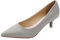 Minetom Damen Pumps Pointed Toe High Heels Kunstleder Business Büro Pumps Elegant Kleid Hochzeit Abend Party Braut Schuhe A Grau 37 EU