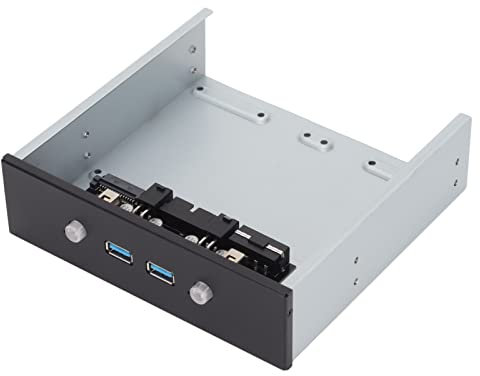 Frontpanel USB3.0 Hub 4 Ports, 3,5 Zoll Interner Metall-USB-Hub für Optisches Laufwerk von Desktop-Computern (PH7)