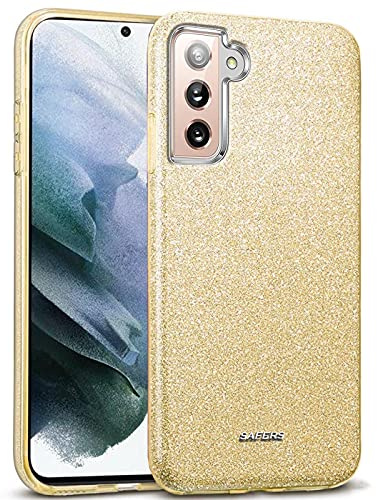CoolGadget Handyhülle für Samsung Galaxy S22 Plus Glänzend Gold | Glossy Silikon Case mit Schutzrand, flexibles TPU, kratzfest, elegantes Finish