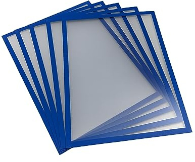 Shadow Foam Magnetischer Dokumentenhalter | 5 Stück | interner Beschilderungsrahmen | A5, A4, A3 Größen (Blau, A4)