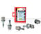 HEYNER Locking Wheel Nuts M12x1.25 Fits Vauxhall Crossland X 2017-on Set 4 Locks Alloys Antitheft Protection Bolts GFF
