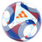 adidas Unisex-Adult Olympics Mini Soccer Ball, White/Solar Red/Clear Sky/Team Royal Blue, 1