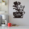 PUCHEN Coffee Cup Metal Wall Art Decor - Coffee Bar Sign - Coffee Bar Sign Decor, Black Metal Cup Wall Art for Java Shops, Living Room, Kitchen, Lounge Dining, Home Decoration