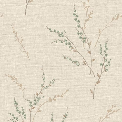 Belgravia Decor Carmella Green Wallpaper GB7152