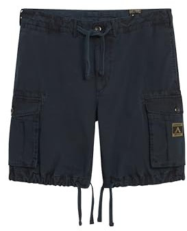 Superdry Herren Leichte Parachute Shorts Finster Marineblau 38