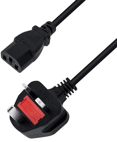 Xzrucst UK 4FT 3-Pin 18AWG AC Power Cord Cable Plug Compatible with Bose Lifestyle Subwoofer PS18 PS28 PS38 PS48 III Powered Speaker System