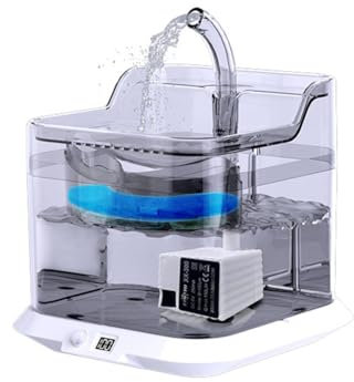 Qerwsdty 3L Smart Cats Wasserspender Automatischer Sense Hund Haustier Wassertrinker Haustiere Hund Katzen Trinkbrunnen