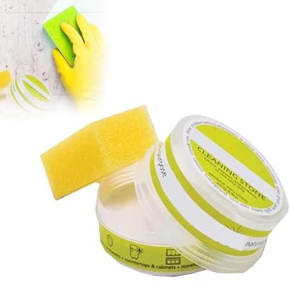 Nettoyage du Sol de la Douche en Pierre de Galets, nettoyant pour Pierre Naturelle Tout Usage, Pierre de Nettoyage Polyvalente de Cuisine Parfaite pour la Salle de Bain (1 pièces)