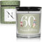 Candle 60th Happy Birthday Presents for Women Soy Wax 220g - Rose & Sandalwood Scented Candles Gift Set Candles Gifts for Women 30th 40th 50th 70th Birthday Gifts for Mum Lady Wife - Natura Candles