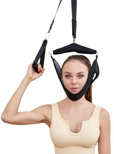 Nackenzug-Gerät – Nackendehnungsgerät, Nackenzuggeräte für den Heimgebrauch | tragbare Hängematte für Nackenschmerzlinderung