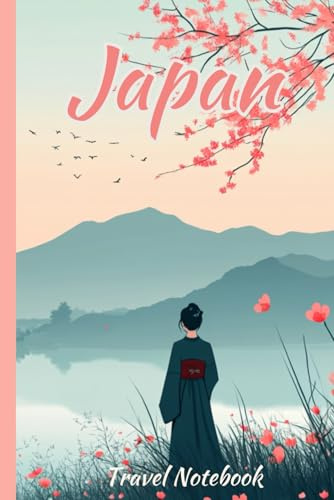 Japan Travel Notebook: 120 page ruled Journal with 2 pages of useful phrases and date section on each page.