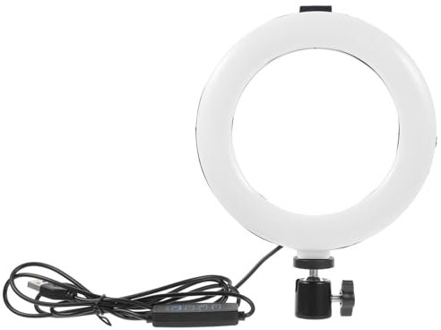DIYEAH Desk Light for Video Calls Brightness Levels Ring Light for Laptop Led Fill-in Lamp Battery-powered