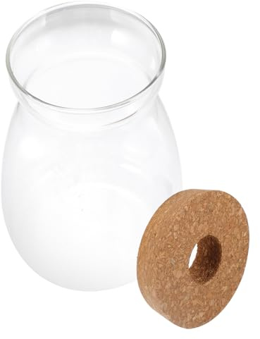 Mobestech Terrarium Verre avec Couvercle Ajouré Bocal Transparent Décoratif pour Plantes Hydroponiques Et Micro-paysages Pot Vase Multifonction pour Succulentes Intérieur Grand Format