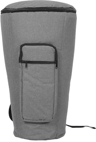 BESPORTBLE Djembe Tasche 12 Zoll Baumwoll Leinen Rucksack mit Gepolsterten Schultergurten und Verstärkten Nähten für Afrikanische Trommeln bei Open Air Auftritten