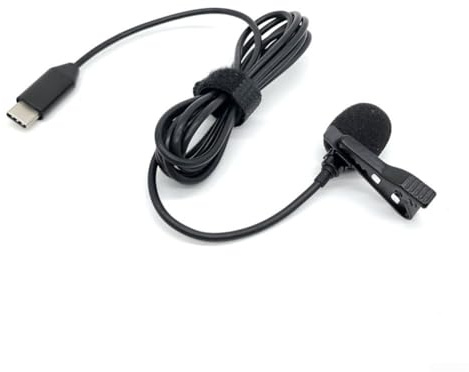 USB-C-Lavalier-Mikrofon für Insta360 X4 X3 X2, externes Elektret-Kondensatormikrofon mit omnidirektionalem Tonabnehmer und verbesserter Audio-Aufnahme (für X4)