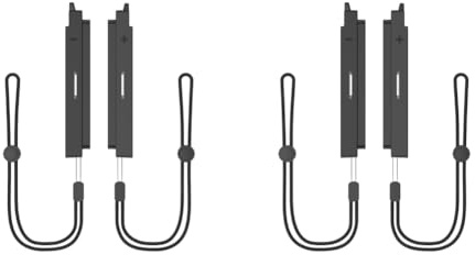 2er Set Controller-Verbindungsadapter mit magnetischer, tragbarer Schnittstelle – Kompatibel mit Switch Controllern und Swtch 2 Konsole