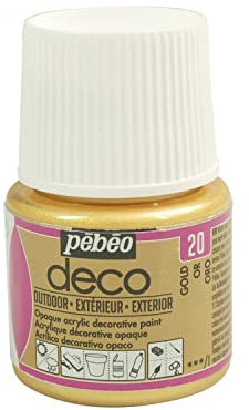 Pébéo: pintura color Exterior: oro, 45 ml