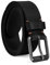 Timberland Herren 40mm Workwear Leather Belt Gürtel, Schwarz/Roller Buckley, 46