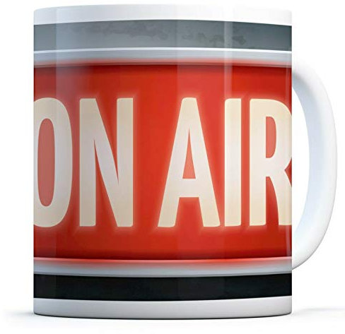 On Air Radio Broadcast - Drinks Mug Cup Kitchen Birthday Office Fun #14651