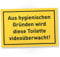 DankeDir! WC Videoüberwacht - Schild 30 x 20 cm - Klo Schild Kloschild Toilettenschild zum aufhängen lustig -Toilette witzig Deko Gästetoilette Türschild Gäste WC - Videoüberwachung